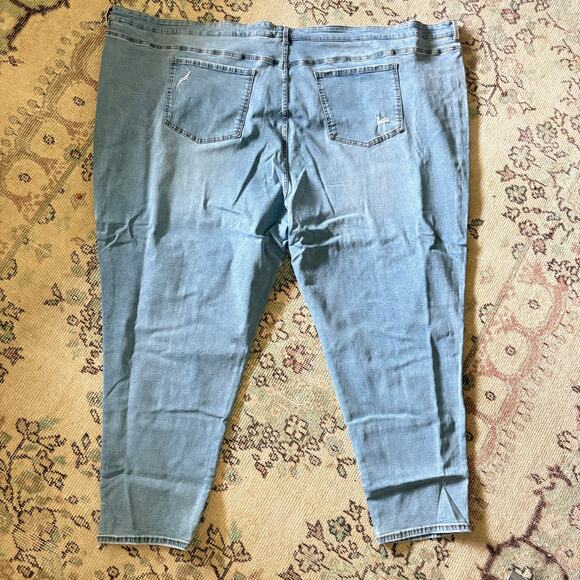 Universal Standard Seine High Rise Jeans 40 NWT 27" Inseam Light Wash Skinny - Picture 7 of 9